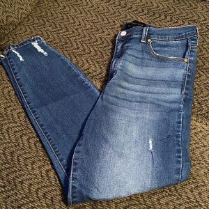 Kendall & Kylie Blue High Rise Jeans